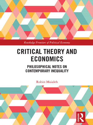 cover image of Critical Theory and Economics